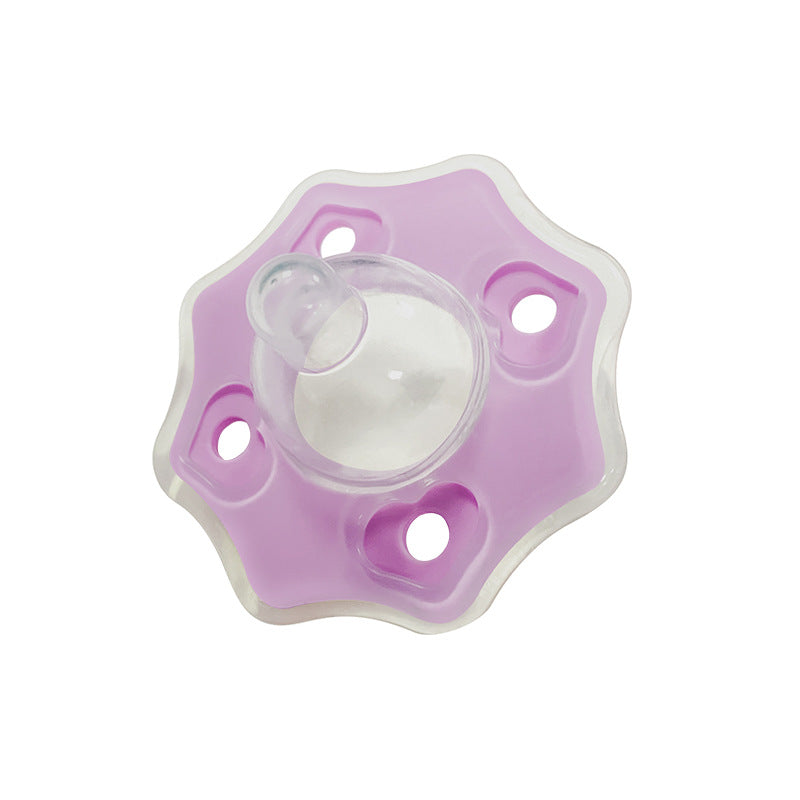 Wholesale Silicone Two-color Teether Pacifier